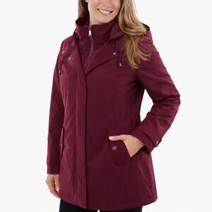 NWT HFX All Weather Trench Zinfandel M